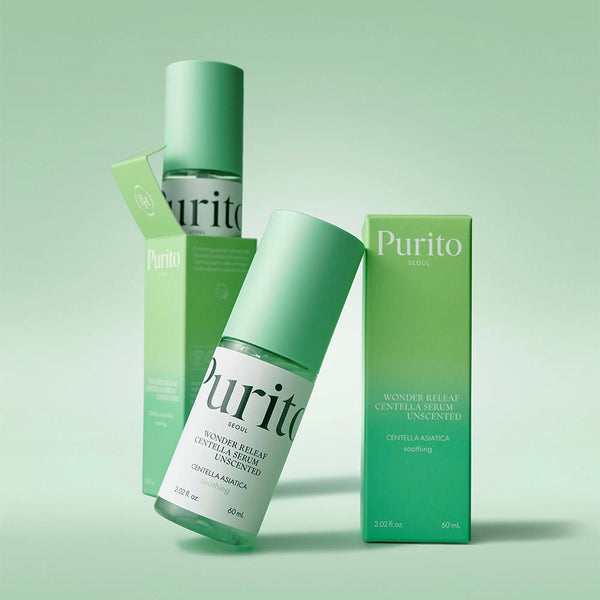 Serums jutīgai ādai bez eļļām Purito Wonder Releaf Centella Serum Unscented