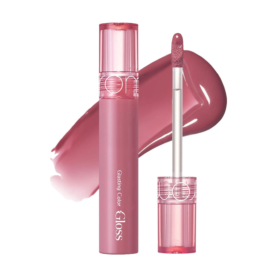 Noturīgs lūpu spīdums ar stikla lūpu efektu Rom&nd Glasting Color Gloss