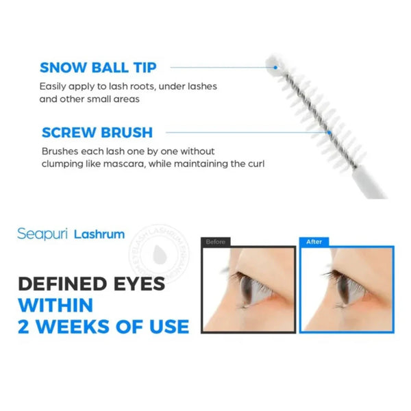 Сыворотка для роста ресниц Seapuri Lashrum Eyelash Enhancing Serum