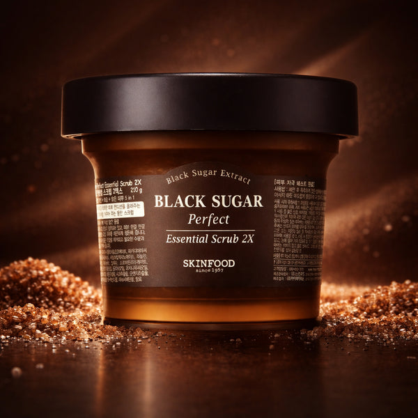 Скраб для лица Skinfood Black Sugar Perfect Essential Scrub 2X
