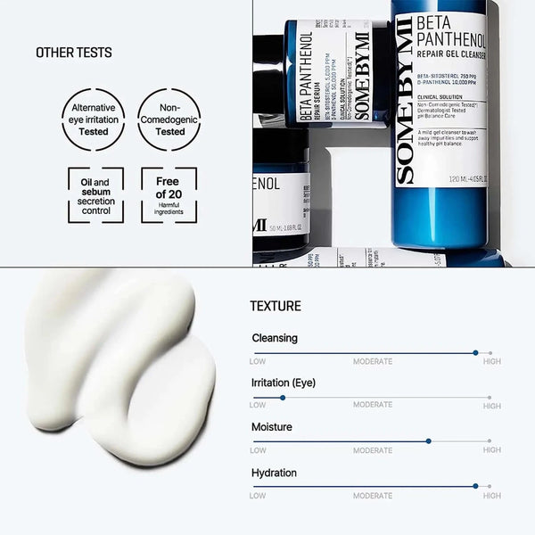 Gels sejas mazgāšanai Some By Mi Beta Panthenol Repair Gel Cleanser