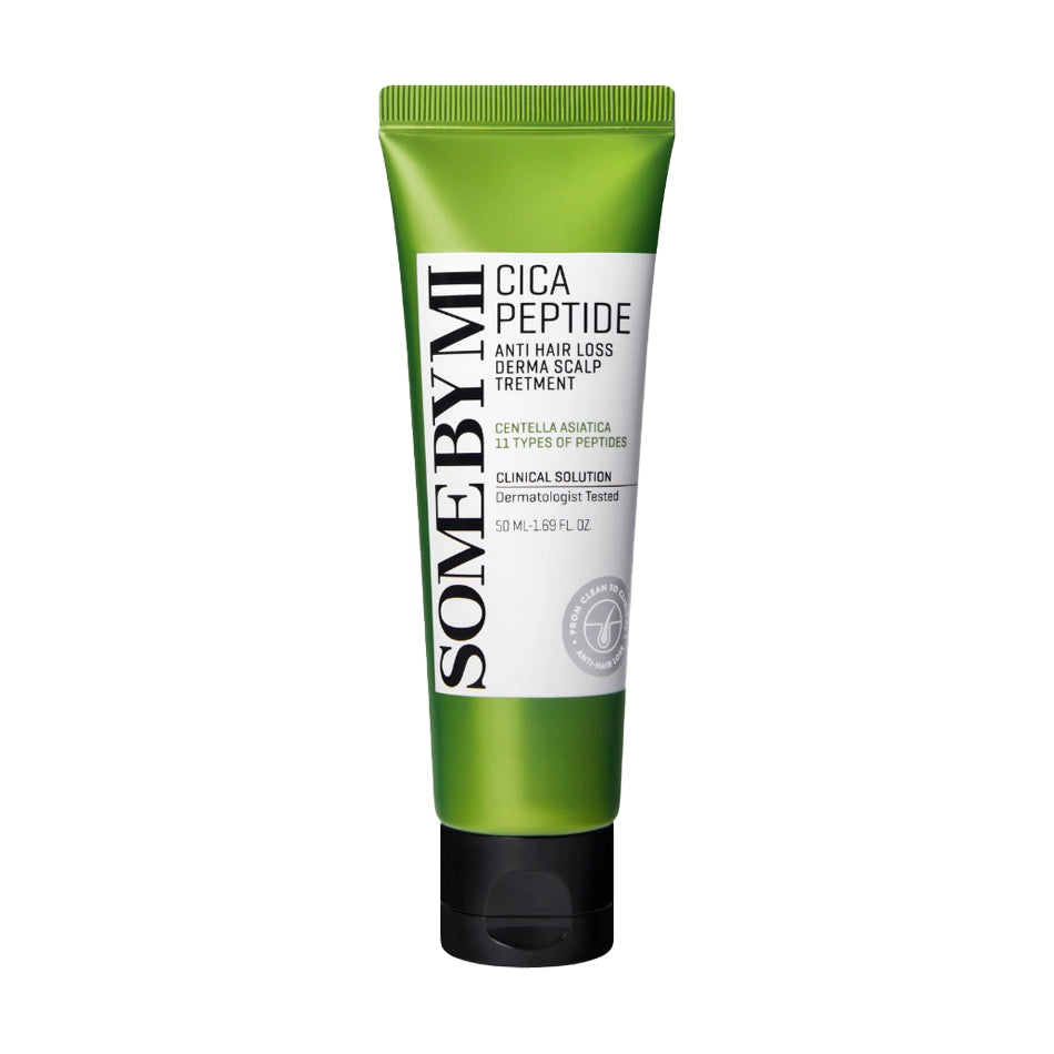 Nostiprinoša maska matiem ar Āzijas centellu un peptīdiem Some By Mi Cica Peptide Anti Hair Loss Treatment