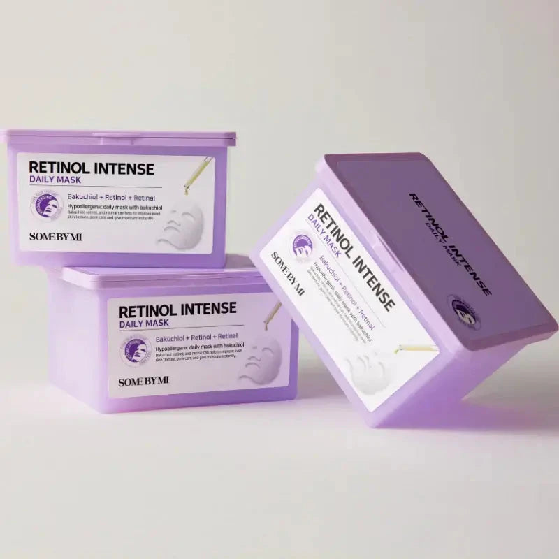 Masku komplekts ar retinolu un bakučiolu Some By Mi Retinol Intense Daily Mask