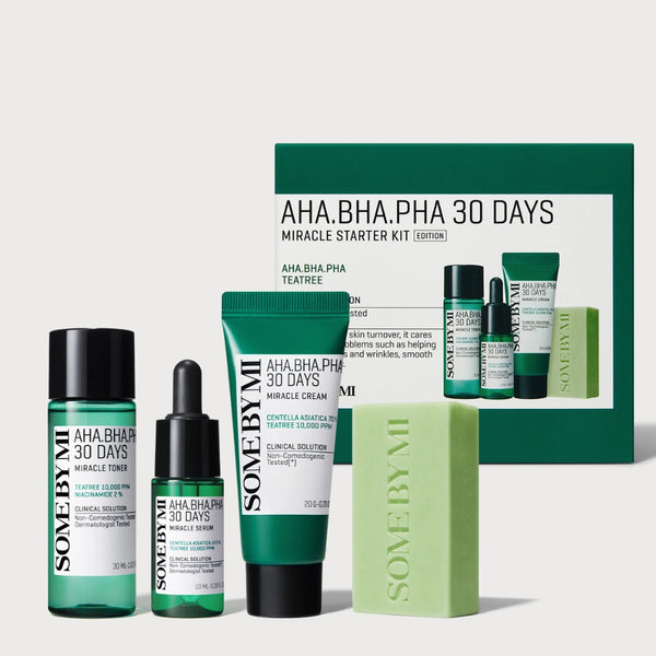 Komplekts ar skābēm problemātiskai ādai Some By Mi AHA-BHA-PHA 30 Days Miracle Starter Edition