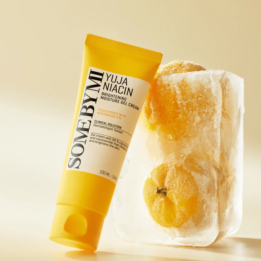 Krēms-gels ar yuzu priekš toņa izlīdzināšanai Some By Mi Yuja Niacin Brightening Moisture Gel Cream