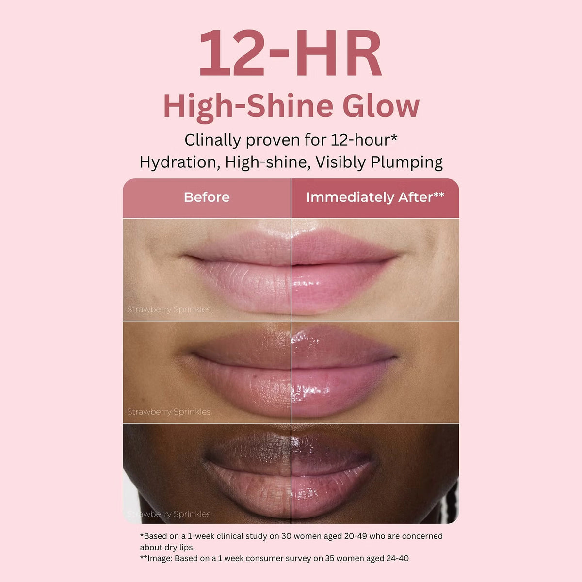 Оттеночный серум для губ Laneige Glaze Craze Tinted Lip Serum Strawberry Sprinkles