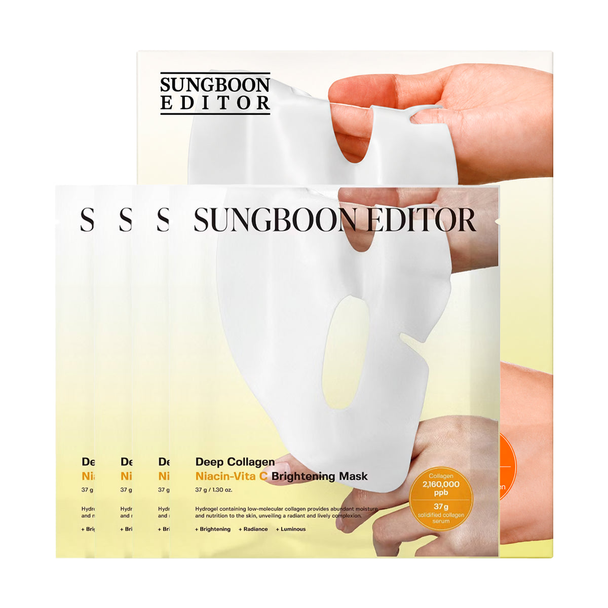 Осветляющая маска Sungboon Editor Deep Collagen Niacin Vita C Brightening Mask