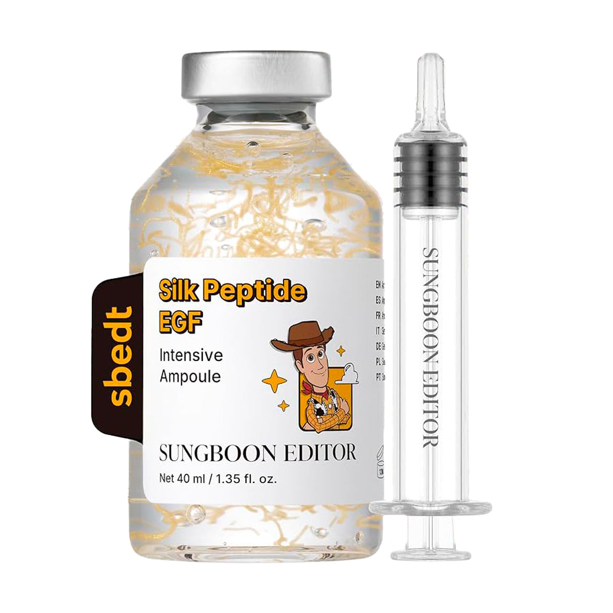 Лифтинг-ампула Sungboon Editor Silk Peptide EGF Intensive Ampoule Toy Story Edition