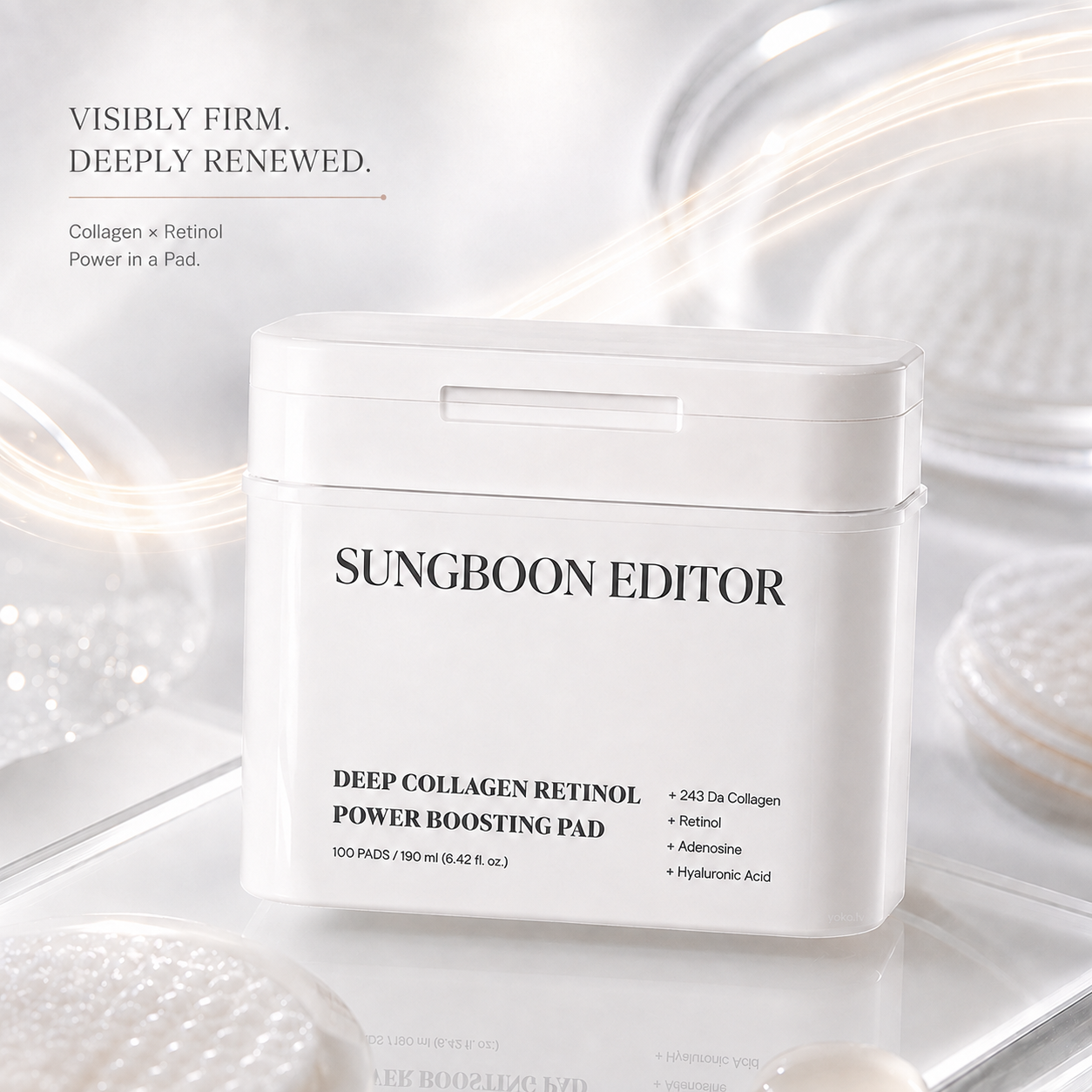 Sungboon Editor Deep Collagen Retinol Power Boosting Pad