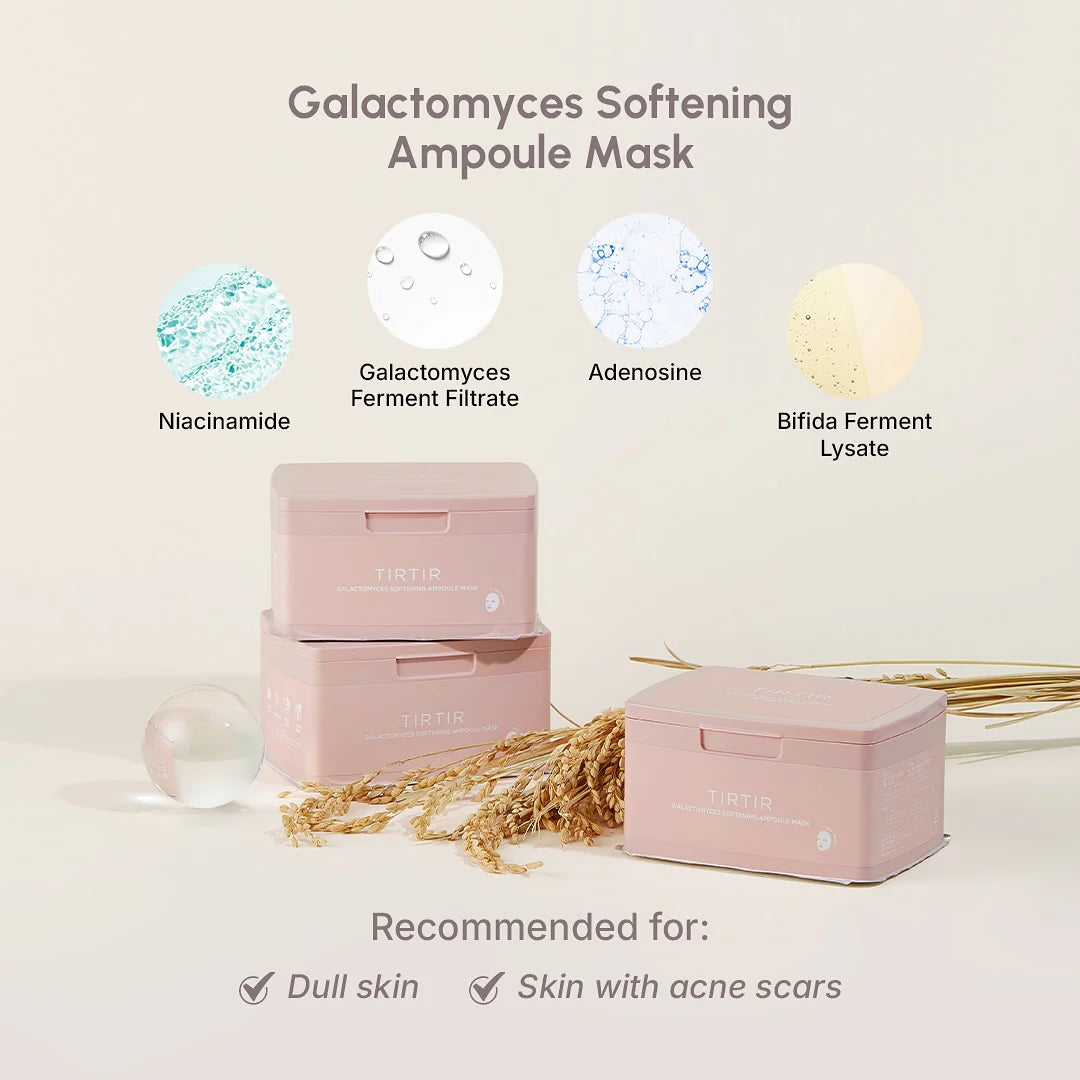 TIRTIR Galactomyces Softening Ampoule Mask