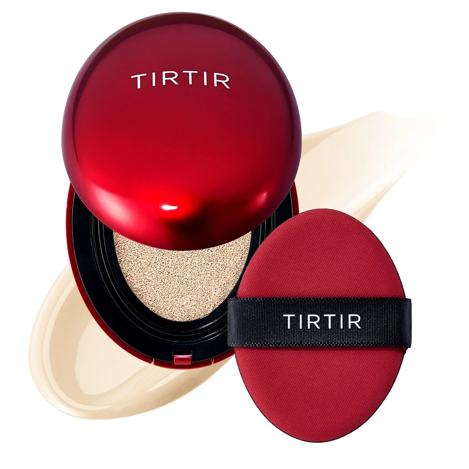Noturīgs kušons ar daļēji matētu noslēguma akcentu TIRTIR Mask Fit Red Cushion SPF40 PA++