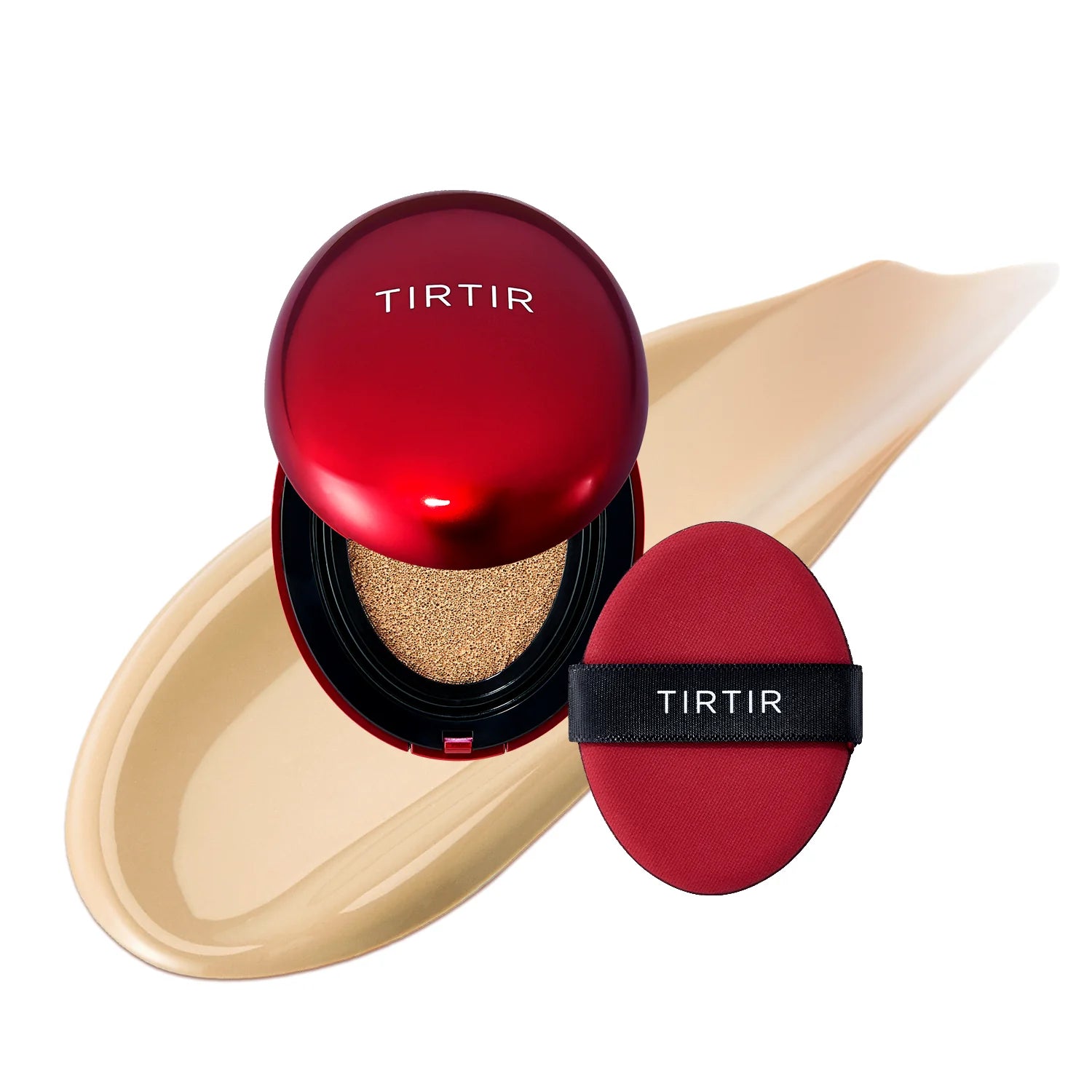 Noturīgs kušons ar daļēji matētu noslēguma akcentu TIRTIR Mask Fit Red Cushion SPF40 PA++