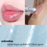 Веганский блеск-бальзам для губ с хрустальным сиянием UNLEASHIA Glacier Vegan Lip Balm