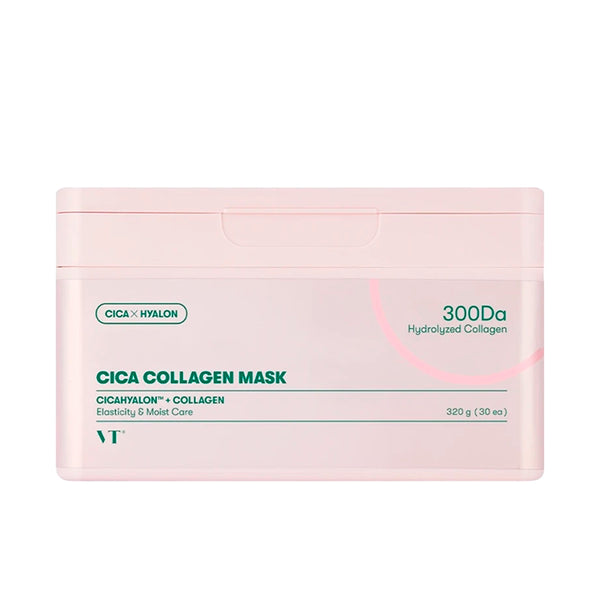 Коллагеновые тканевые маски для упругости кожи VT Cosmetics Cica Collagen Mask