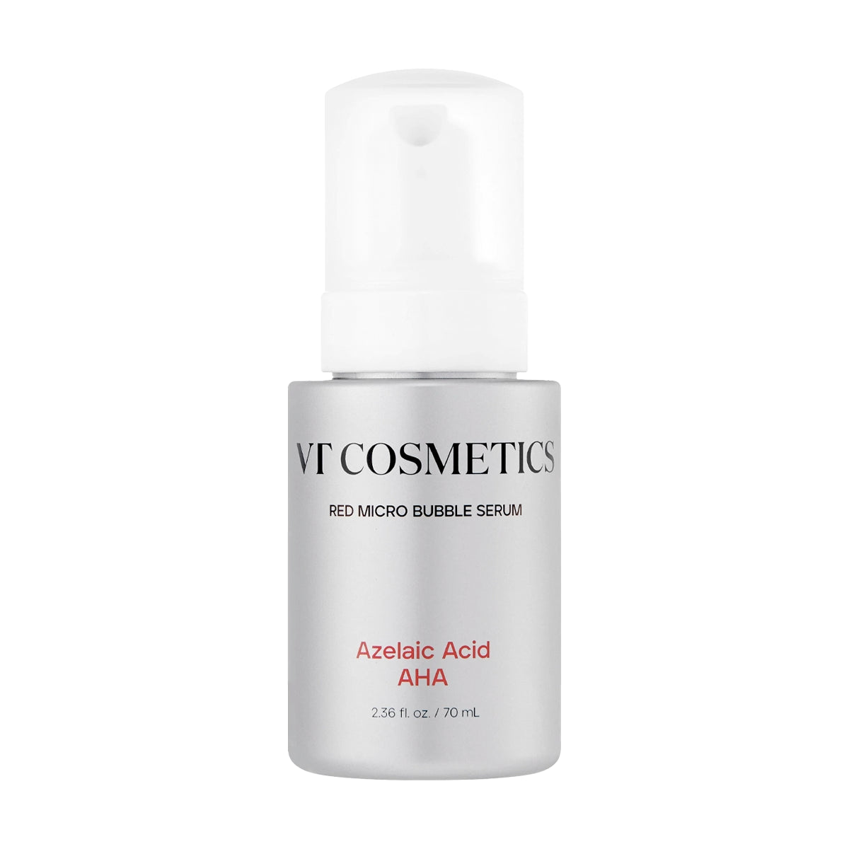 Пузырьковая сыворотка с азелаиновой кислотой VT Cosmetics Red Micro Bubble Serum Azelaic Acid AHA