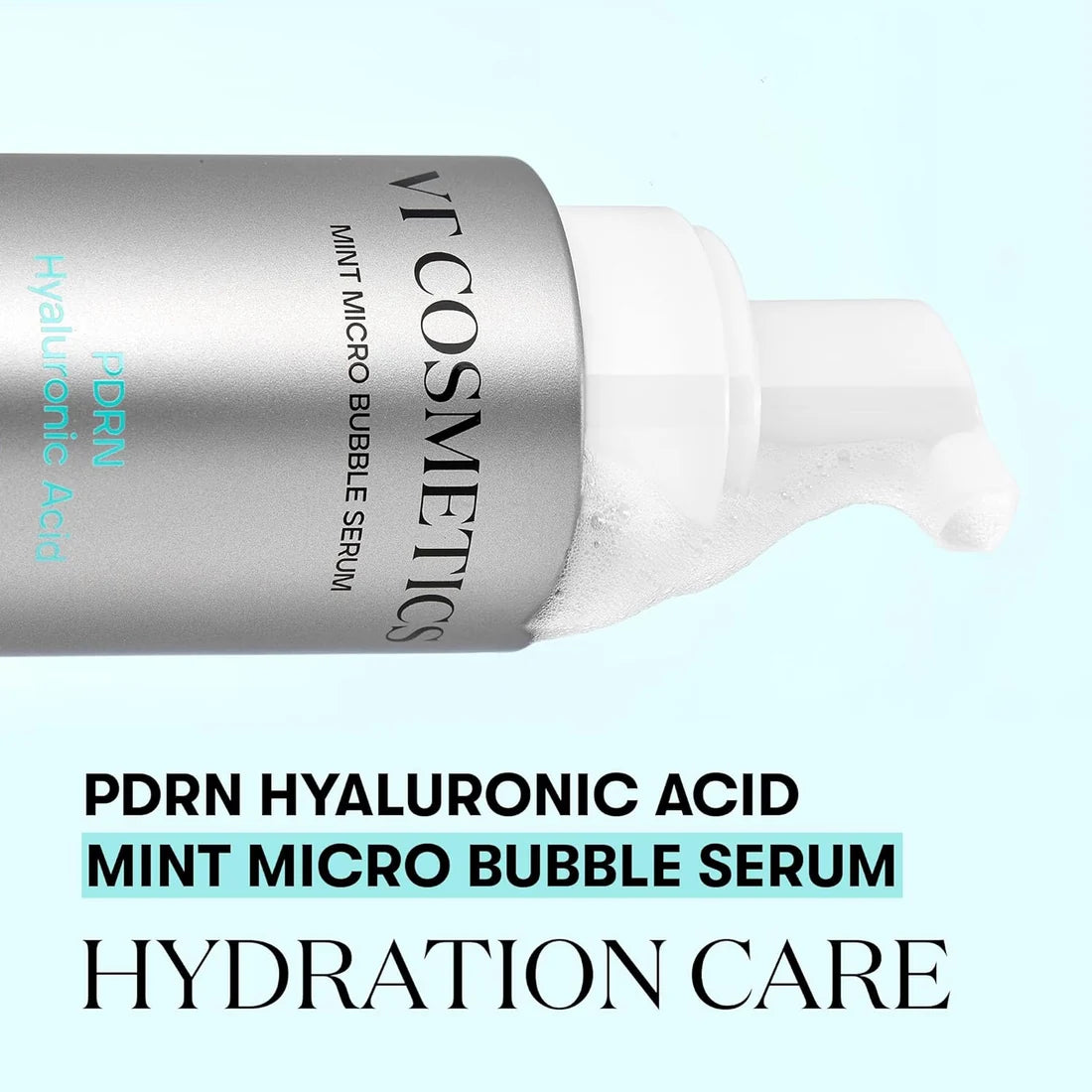 VT Cosmetics Mint Micro Bubble Serum PDRN Hyaluronic Acid