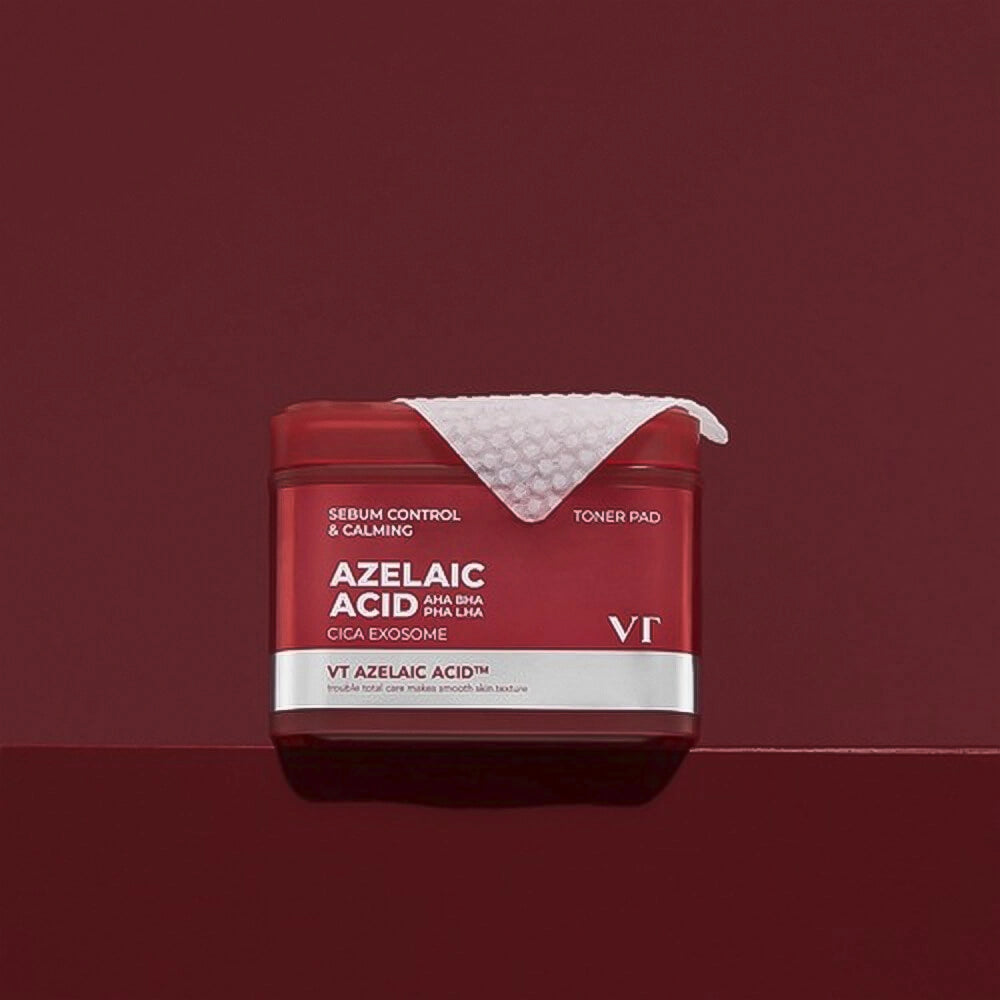 Кислотные пэды для глубокой очистки пор VT Cosmetics Az Care Toner Pad