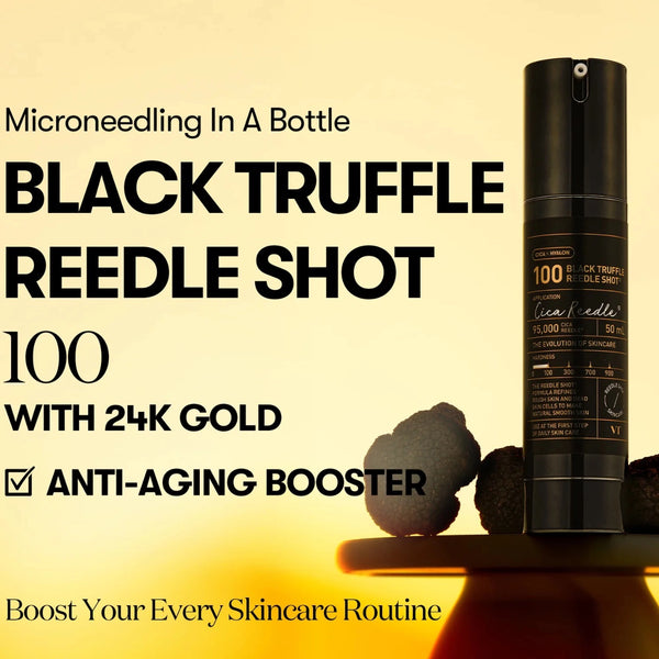 Антивозрастная сыворотка с микроиглами и экстрактом чёрного трюфеля VT Cosmetics Black Truffle Reedle Shot 100