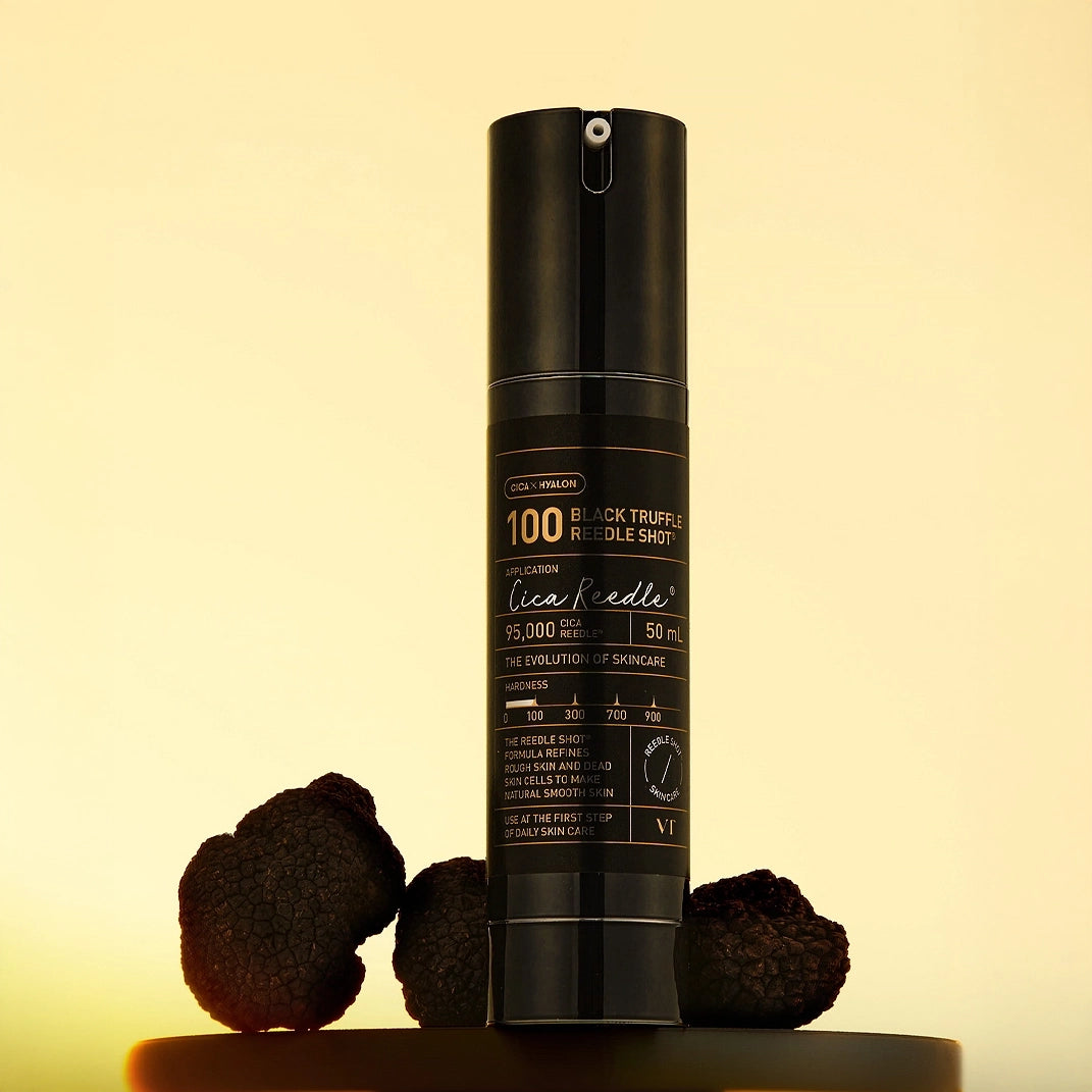 Антивозрастная сыворотка с микроиглами и экстрактом чёрного трюфеля VT Cosmetics Black Truffle Reedle Shot 100