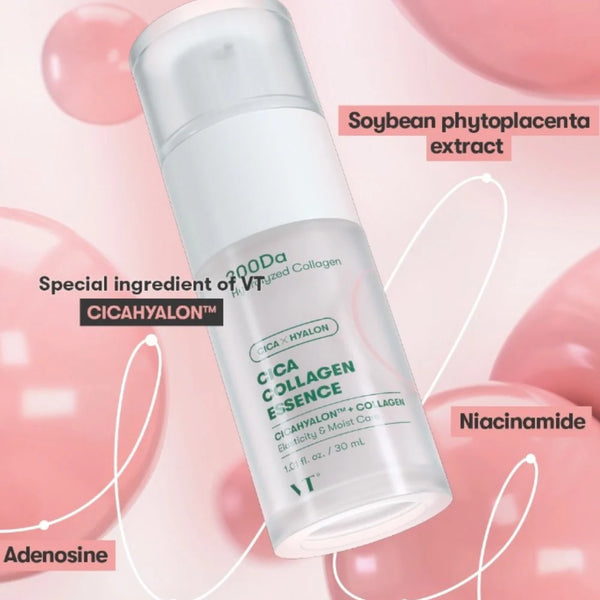 Успокаивающая и укрепляющая эссенция VT Cosmetics Cica Collagen Essence