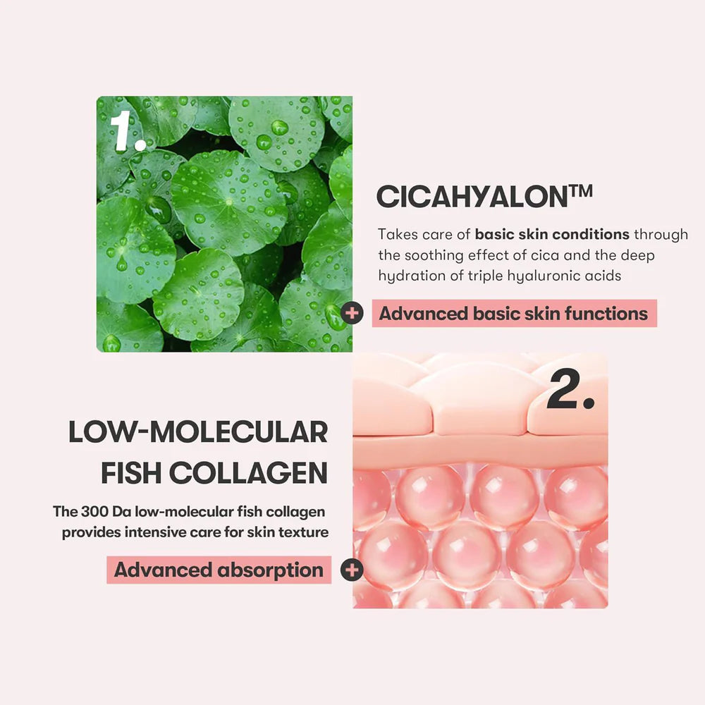 Успокаивающая и укрепляющая эссенция VT Cosmetics Cica Collagen Essence