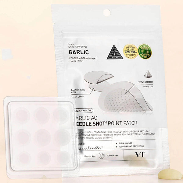 Патчи для заживления акне VT Cosmetics Garlic AC Reedle Shot Point Patch