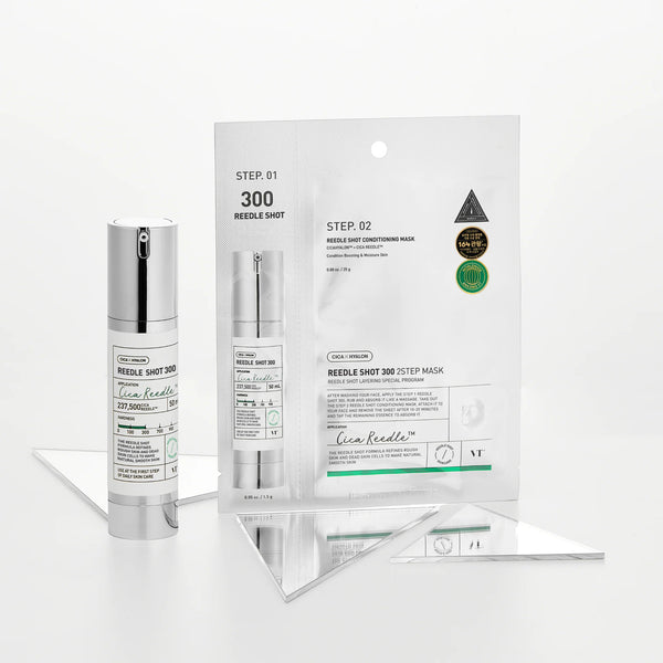 Intensīva divu tekstūru maska ar mikroadatām VT Cosmetics Reedle Shot 300 2 Step Mask