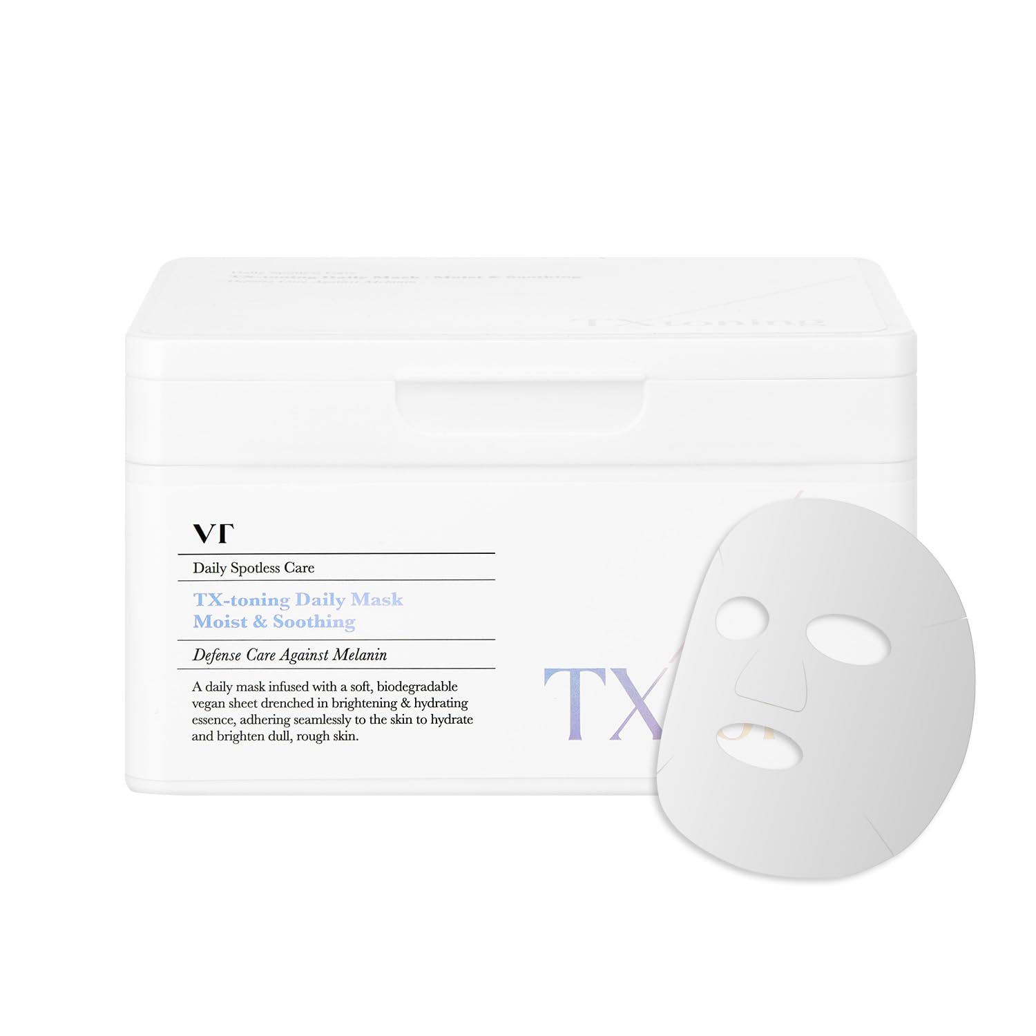 Balinošu auduma masku komplekts VT Cosmetics TX-Toning Daily Masks