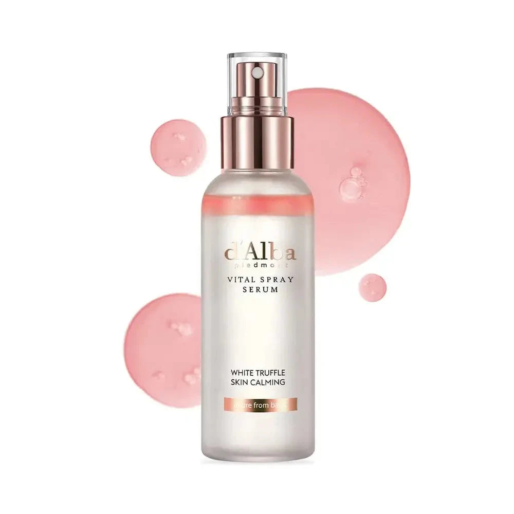 Nomierinošs izsmidzināmais serums ar baltām trifelēm d'Alba White Truffle Vital Spray Serum