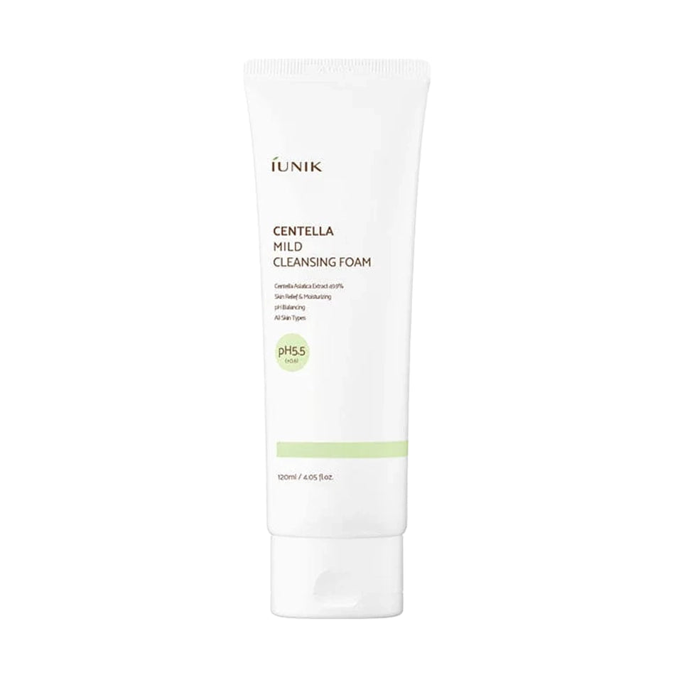 Maigi attīrošās putiņas ar Āzijas centellu iUNIK Centella Mild Cleansing Foam