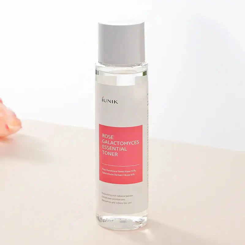 Toniks ādas toņa uzlabošanai ar rozi iUnik Rose Galactomyces Essential Toner