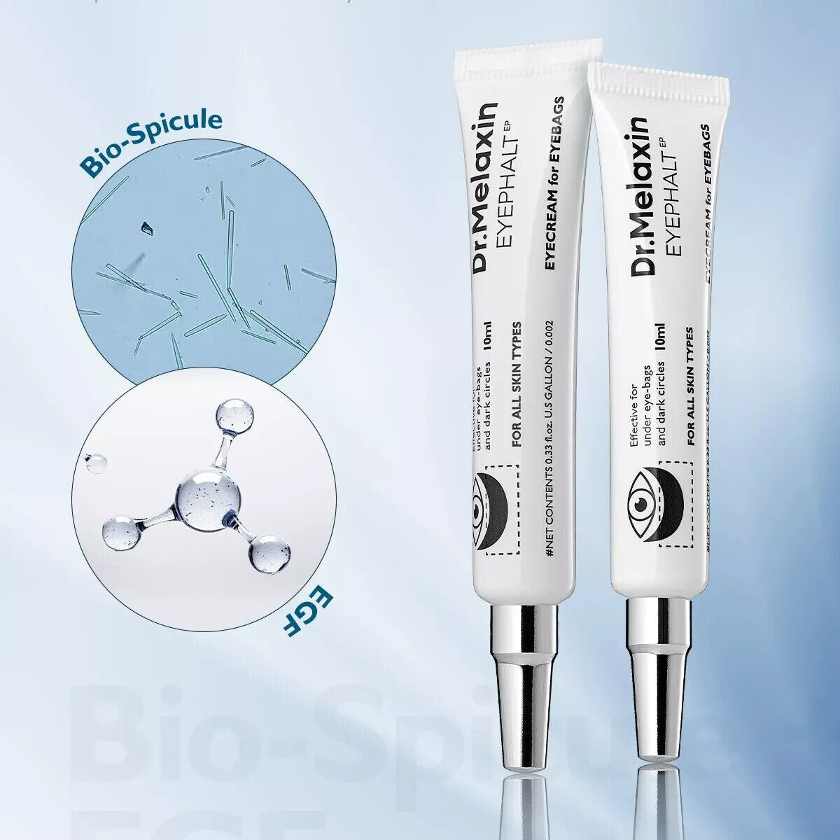 Liftinga krēms ādai ap acīm maisiņu novēršanai zem acīm Dr.Melaxin Eyephalt Eyebag Cream