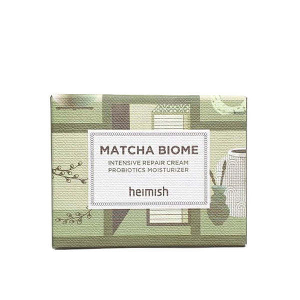 Atjaunojošs vegānu krēms ar probiotiķiem Heimish Matcha Biome Intensive Repair Cream