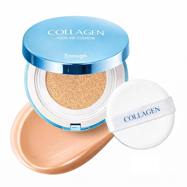 Лёгкий сияющий кушон Enough Collagen Aqua Air Cushion SPF50+/PA+++