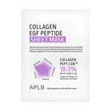 Taaselustav näomask kollageeni ja peptiididega APLB Collagen EGF Peptide Sheet Mask