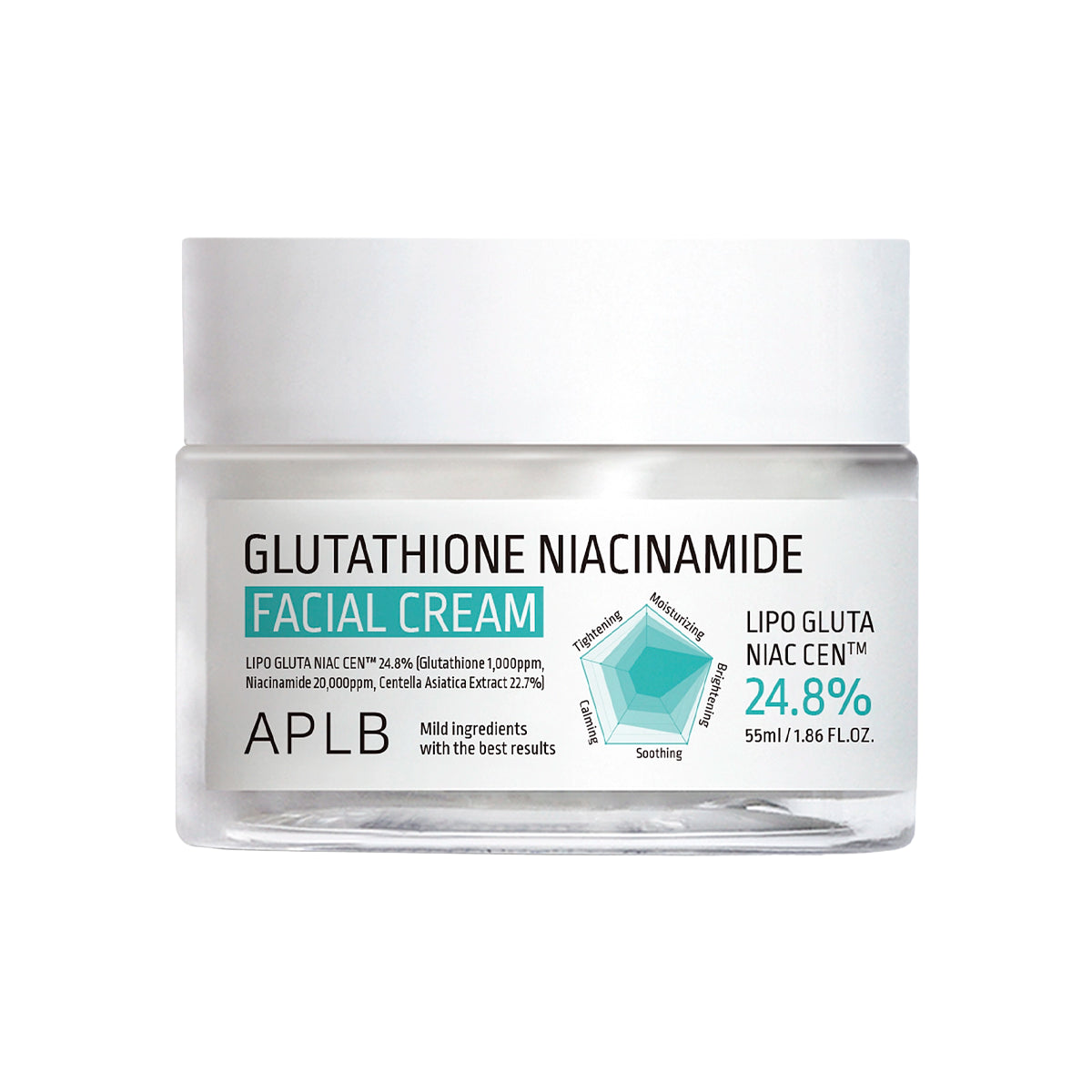 Осветляющий крем для лица APLB Glutathione Niacinamide Facial Cream