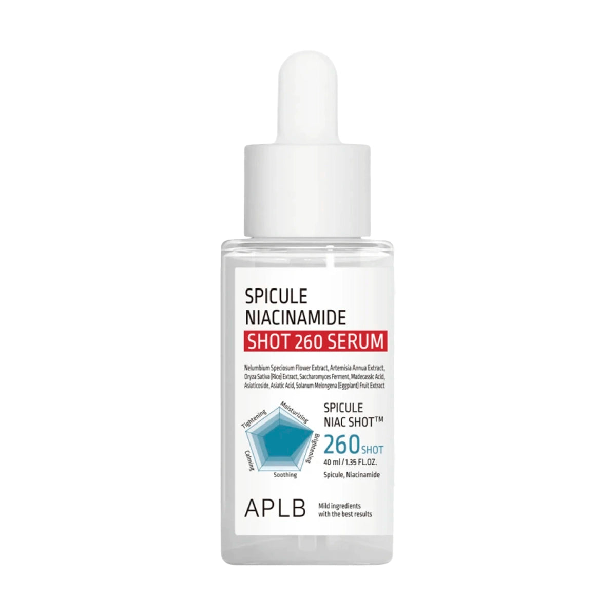 Kirkastav mikronõela seerum APLB Spicule Niacinamide Shot 260 Serum