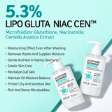 Гель для душа с глутатионом APLB Glutathione Niacinamide Body Wash