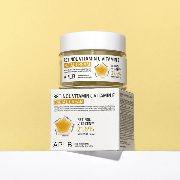 Обновляющий крем для лица APLB Retinol Vitamin C Vitamin E Facial Cream