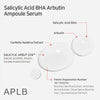 Мягкая очищающая и осветляющая сыворотка для лица APLB Salicylic Acid BHA Arbutin Ampoule Serum