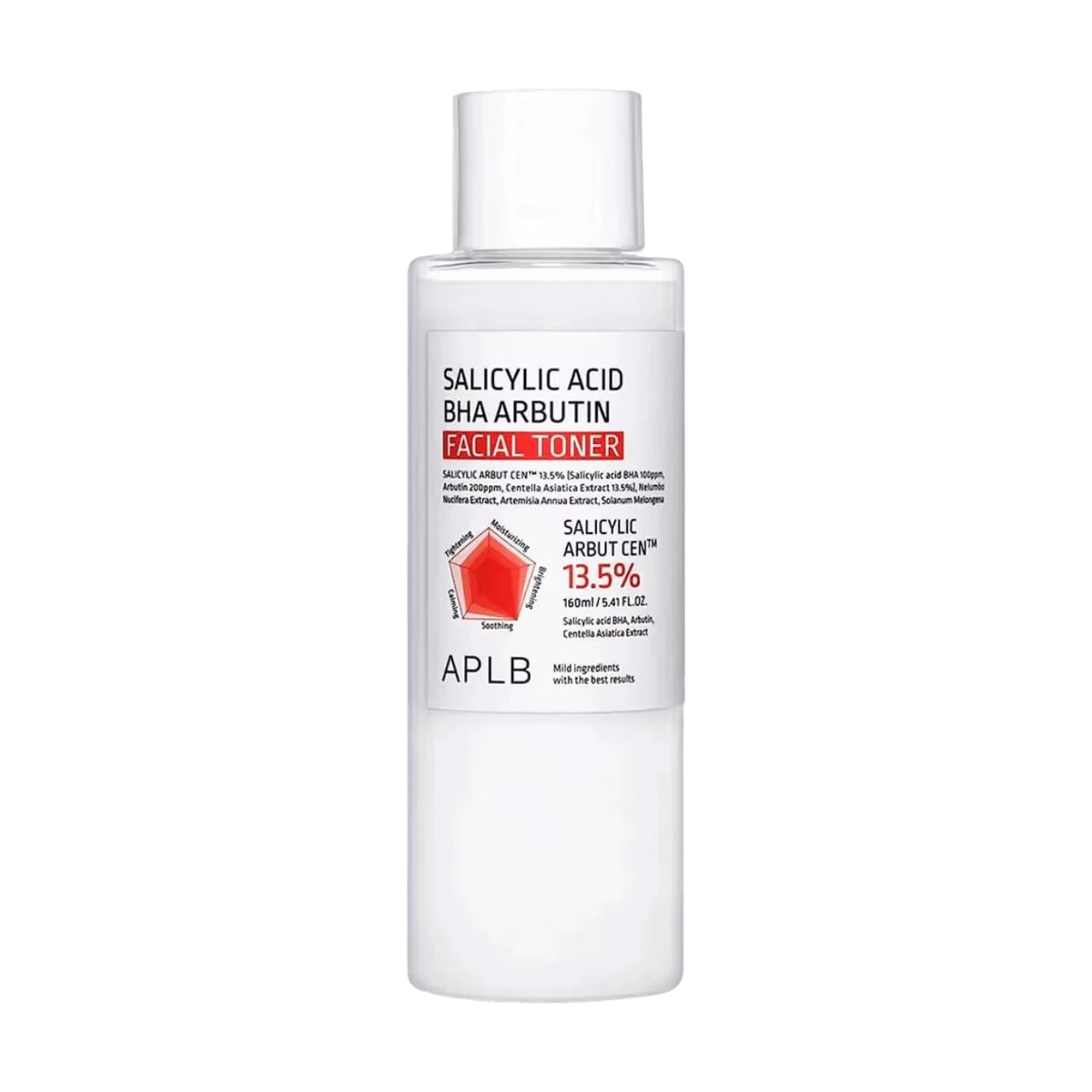 Värskendav toonik arbutiini ja salitsüülhappega APLB Salicylic Acid BHA Arbutin Facial Toner