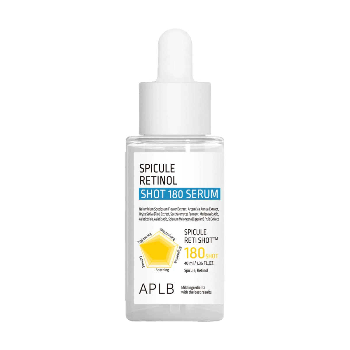 Uuendav seerum spikulite ja retinooliga APLB Spicule Retinol Shot 180 Serum