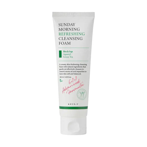 Attīrošās putiņas AXIS-Y Sunday Morning Refreshing Cleansing Foam  AXIS-Y 120 ml  