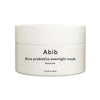 Ādas aizsargbarjeru stiprinoša nakts gelveida maska ar probiotiķiem Abib Rice Probiotics Overnight Mask Barrier JellyAbib 80 ml.