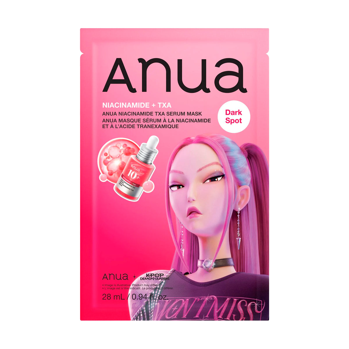 Anua K-Pop Demon Hunters Niacinamide TXA Serum Mask