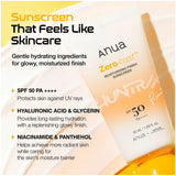 Увлажняющий солнцезащитный крем Anua K-Pop Demon Hunters Zero-Cast Moisturizing Finish Sunscreen