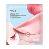 Balinoša hidrogela maska ar persiku Anua Peach 70 Niacin Brightening Collagen Mask