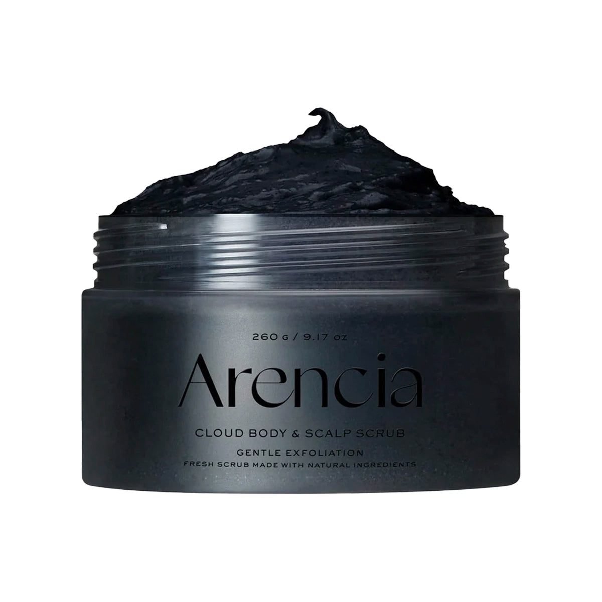 Универсальный скраб для тела и кожи головы с чёрным чаем и юдзу Arencia Fresh Cloud Body & Scalp Scrub Black Tea & Yuzu