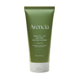 Очищающая пенка с зелёным чаем Arencia Green Tea + LHA Deep Pore Rice Cake Cleanser