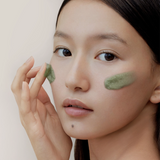 Очищающая пенка с зелёным чаем Arencia Green Tea + LHA Deep Pore Rice Cake Cleanser